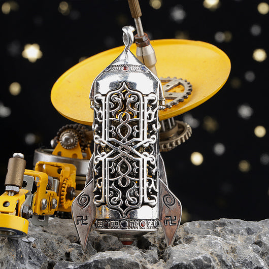 Collar Pendante Astronauta en Plata S925 - Image 3