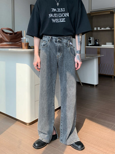 Pantalones Acampanados Cintura Alta Casuales con Abertura Trendy - Image 12
