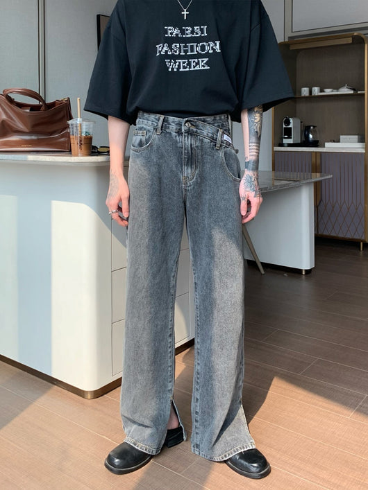 Pantalones Acampanados Cintura Alta Casuales con Abertura Trendy - Image 12