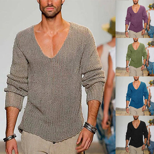 Suéter Tejido Casual para Hombre - Diseño Moderno y Versátil