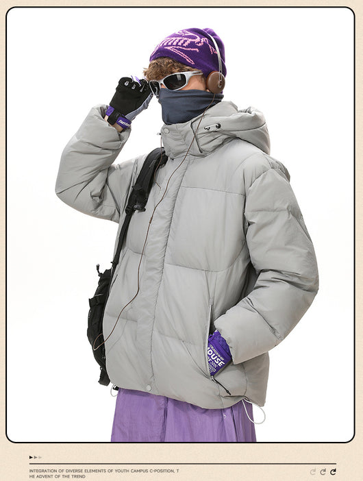 Abrigo Impermeable para Parejas con Capucha y Múltiples Bolsillos - Image 14