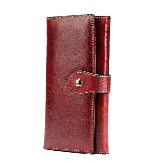Billetera Dama de Cuero con Protección RFID Antimagnética - Image 3
