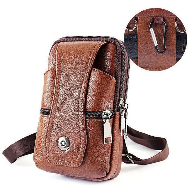 Bolsa de Cuero para Teléfono tipo Bandolera
