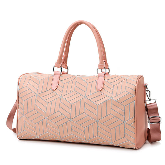 Bolso de Viaje Amplio para Hombre con Patrón Geométrico - Image 6