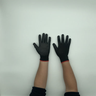 Guantes Antiestáticos con Palma Revestida PU Negro - Image 7