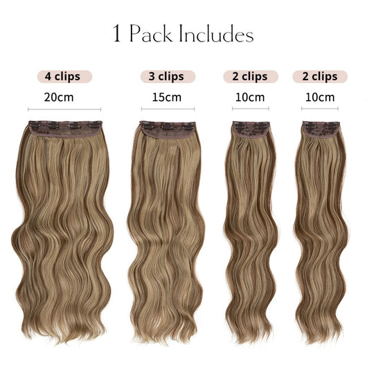 Set de 4 Pelucas de Fibra Térmica para Mujer - Cambio de Look Instantáneo - Image 30