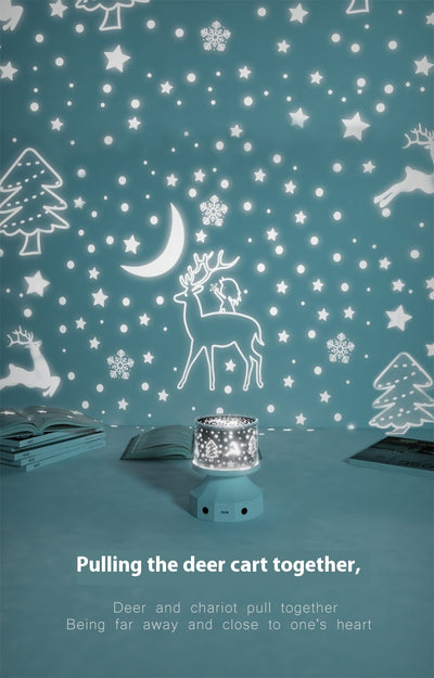 Lámpara Proyectora de Estrellas con Bluetooth y Luz Luminosa - Image 24
