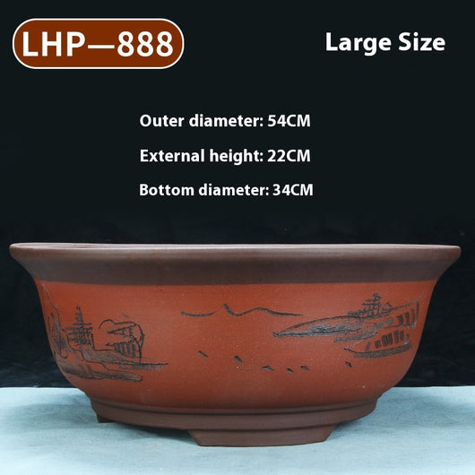 Maceta Cerámica Púrpura Grande 60cm para Árboles y Plantas Antiguas - Image 26