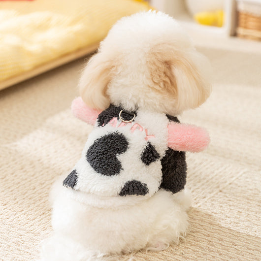 Abrigo Térmico para Perros Diseño Vaca Mullida con Patas - Image 3