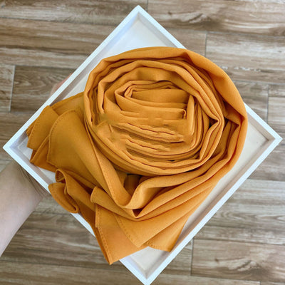 Pañuelo Hijab de Gasa Perlada Liso para Mujer - Image 5
