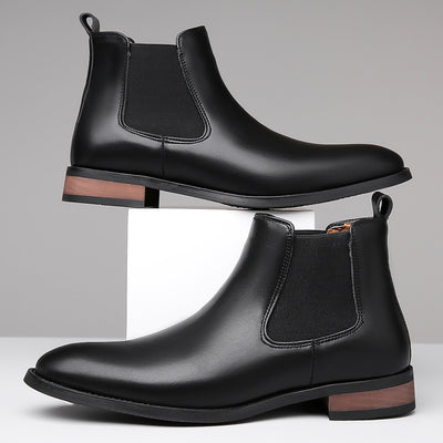 Botas Chelsea de Cuero para Hombre - Estilo Ejecutivo Puntiagudo - Image 25
