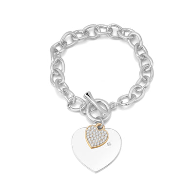 Pulsera de Diamantes con Corazón de Durazno - Image 17