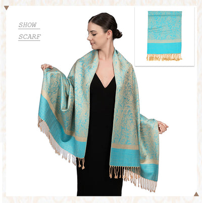 Elegante Chal Ligero de Lujo - Envolvente de Imitación Cashmere para Mujer - Image 68