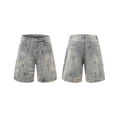 Conjunto de Camisa Vaquera Workwear Desgastada con Estilo Urbano - Image 16