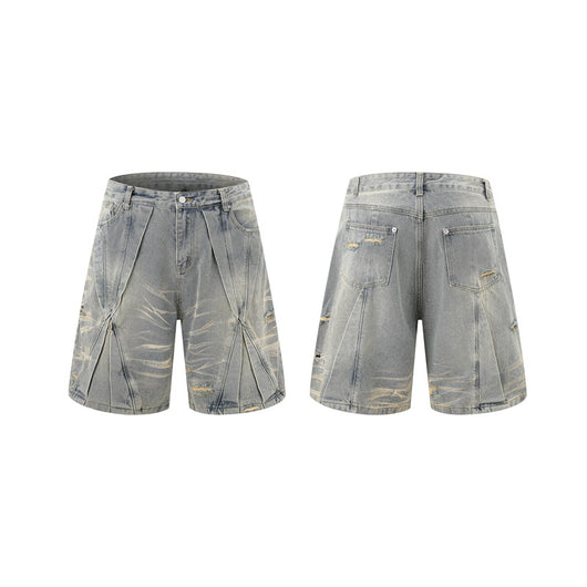 Conjunto de Camisa Vaquera Workwear Desgastada con Estilo Urbano - Image 16
