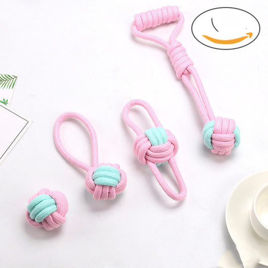 Juego de Cuerdas de Algodón Resistentes para Limpiar Dientes de Perros y Gatos - Image 5