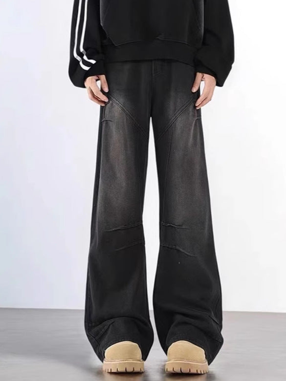 Jeans Flare Deconstructed Vintage Americano para Hombre