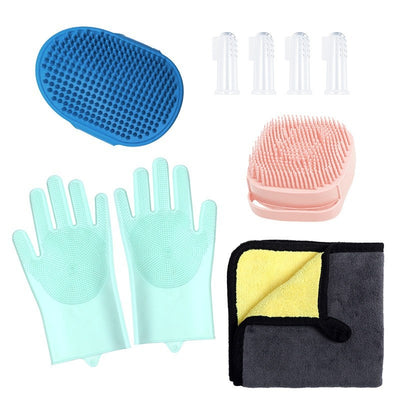 Guantes de Baño para Mascotas - Set Completo de Aseo Canino - Image 15