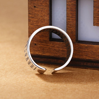 Anillo de Plata con el Sutra del Corazón - Image 4