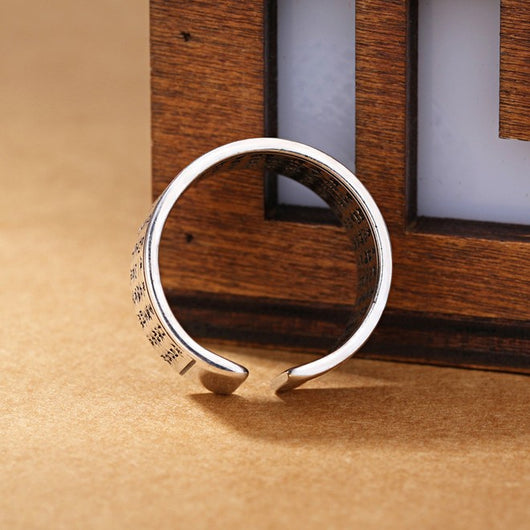 Anillo de Plata con el Sutra del Corazón - Image 4