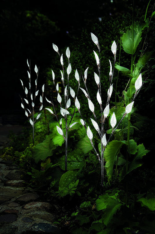 Lámpara Solar Rama de Árbol con Hojas Iluminadas - Image 11