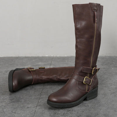 Botas Dr Martens Talla Grande con Cierre Lateral y Suela Gruesa para Mujer - Image 8