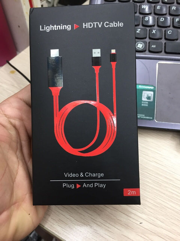 Cable HDMI Compatible con iPhone X - Conexión HD a TV