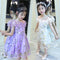 Vestido Floral Coreano Princesa para Niñas con Movimiento