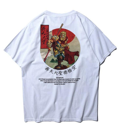 Camiseta Hip Hop Estampada de Manga Corta Unisex - Image 7