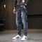 Pantalones Vaqueros Elásticos Stretch Talla Grande Hombre Ajuste Slim