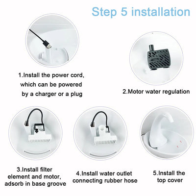 Fuente de Agua para Gatos con Flujo Continuo - Image 12
