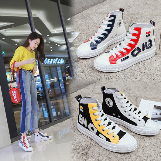 Zapatillas Altas de Lona Estilo Urbano - Image 2