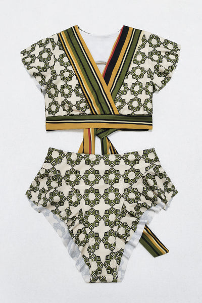 Bikini Escotado con Encaje y Abertura Lateral - Image 15