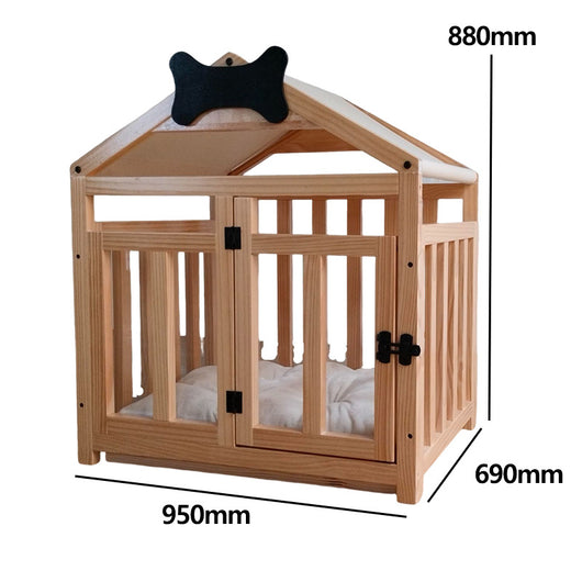 Casa de Madera Maciza para Perros - Desmontable y Lavable - Image 25