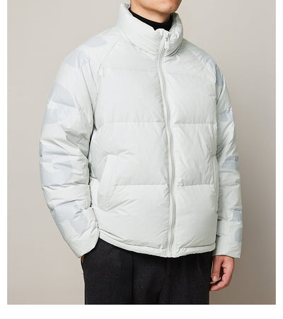 Chaqueta Acolchada para Hombre con Estampado Contraste - Image 6