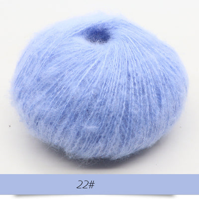 Suéter y chal de mohair para bebé con detalle de tejido - Image 82
