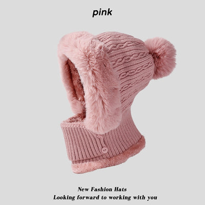 Conjunto Tejido Gorro y Bufanda con Forro Polar - Image 6
