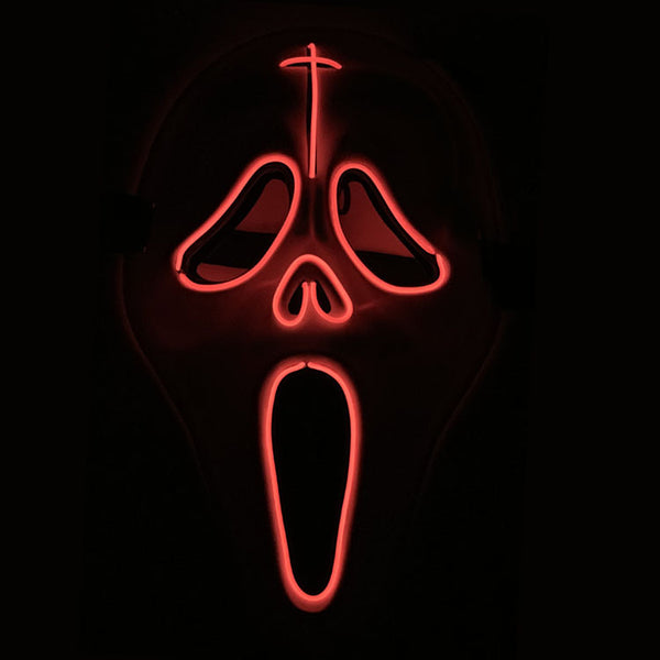 Máscara LED Luminosa para Halloween