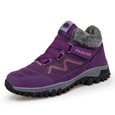 Zapatos de Algodón para Mujer con Forro de Terciopelo Cálido para la Nieve - Image 20