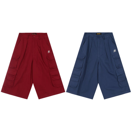 Overol Denim Retro Americano Rojo Cropped - Image 7