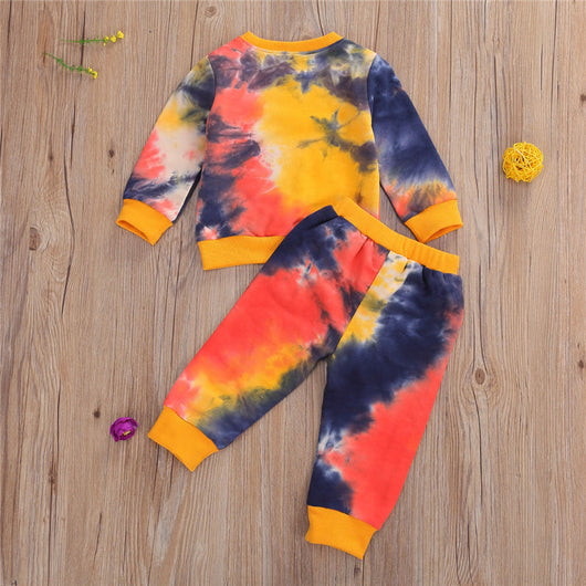 Conjunto Tie-Dye para Niños con Blusa Manga Larga - Image 4