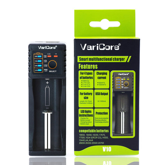 Cargador Universal V10 para Baterías 18650 - Image 3