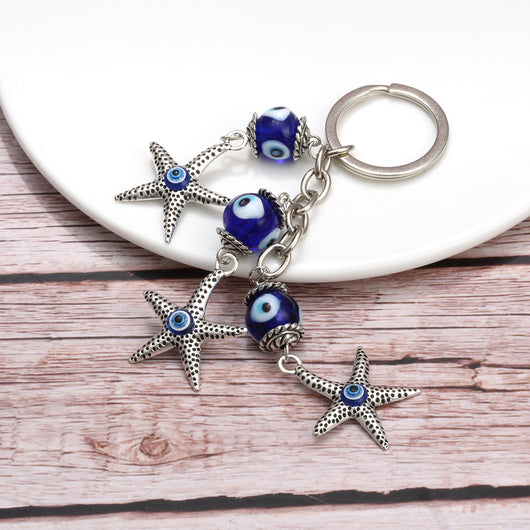 Llavero Estrella de Mar Ojo Turco Azul - Image 10