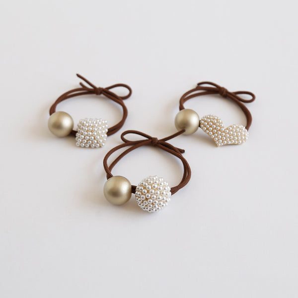 Elástico para Cabello Alloy Pearl Café