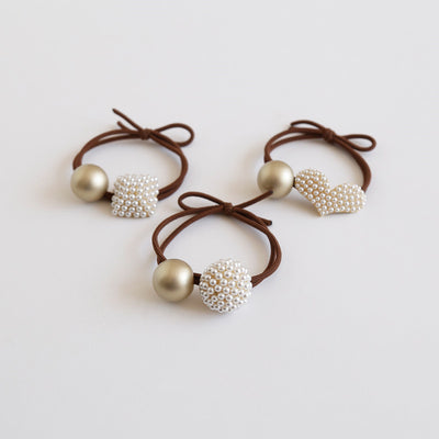 Elástico para Cabello Alloy Pearl Café