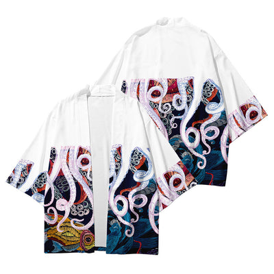 Camisa Suelta Hombre Estampado 3D Pulpo - Image 10