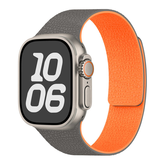 Correa Magnética para iWatch S10 Patrón Litchi Silicona Suave - Image 19