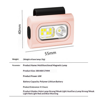Lámpara Magnética de Luz Roja en Silicona para Correr Nocturno - Image 9