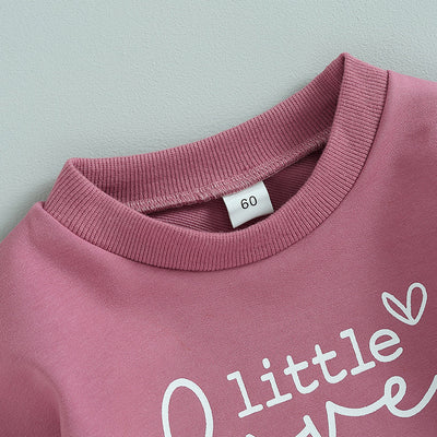 Blusa Infantil Estampado Floral con Letras y Mangas Largas - Image 13