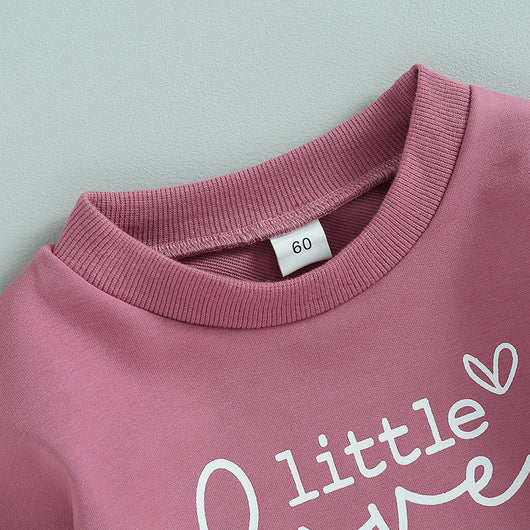 Blusa Infantil Estampado Floral con Letras y Mangas Largas - Image 13